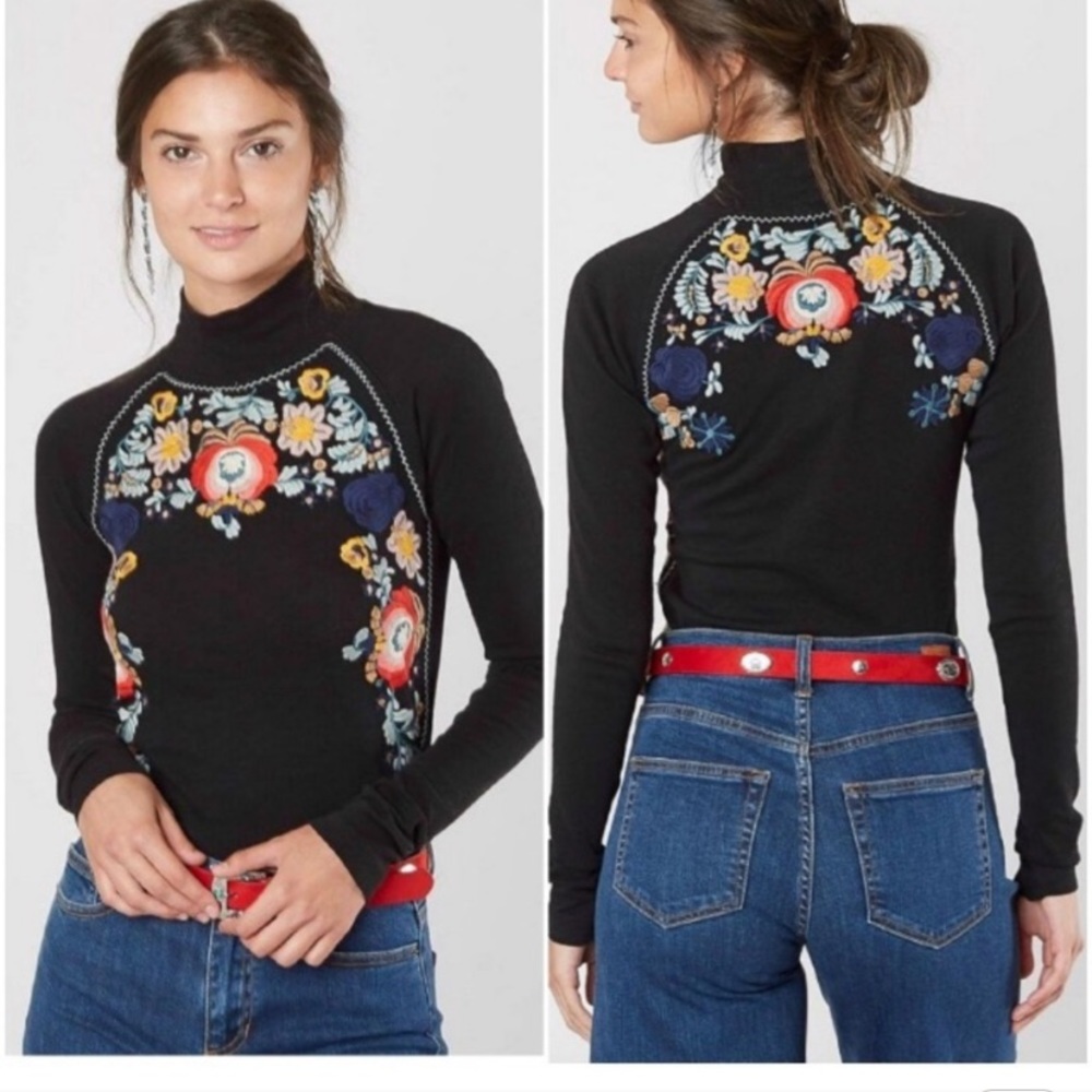Free People Disco Rose Top